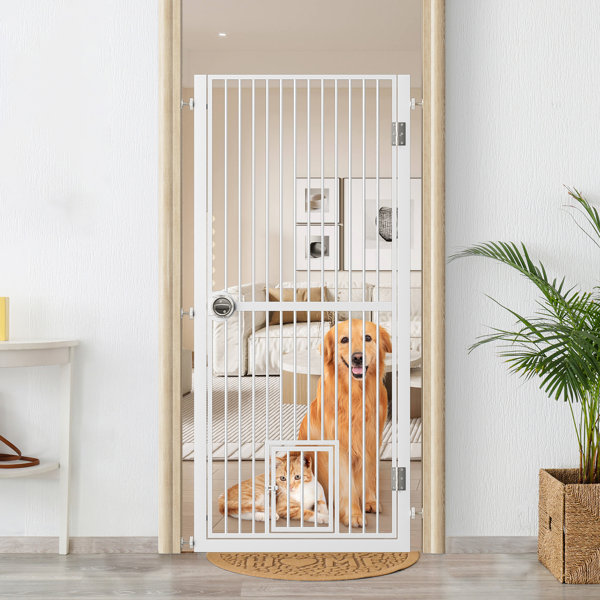 Tucker Murphy Pet™ Eresmia Extra Tall Pet Gate for Doorway, Adjustable Pressure Mounted Pet Gate
